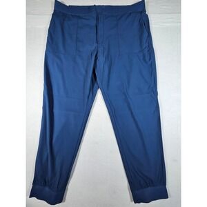 Original Penguin Sport Mens XXL Blue Moisture Wicking Jogger Pants MA7132 NEW